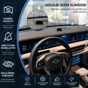 Togg Araçiçi Kamera Kapatma Aparatı - Asistan Kapatıcı T10F-X
