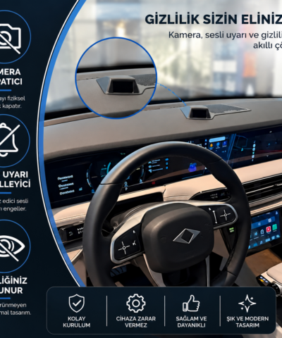 Togg Araçiçi Kamera Kapatma Aparatı – Asistan Kapatıcı T10F-X